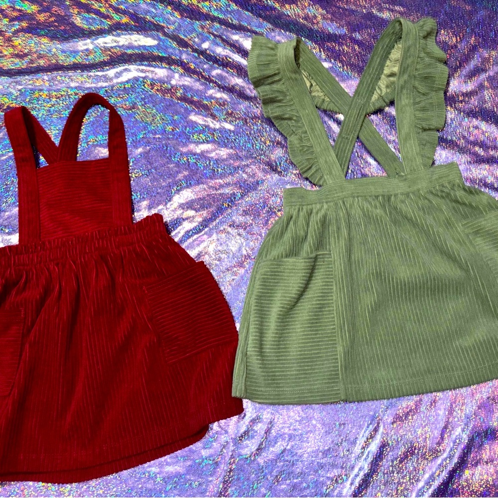 Girls Fall Corduroy Dresses